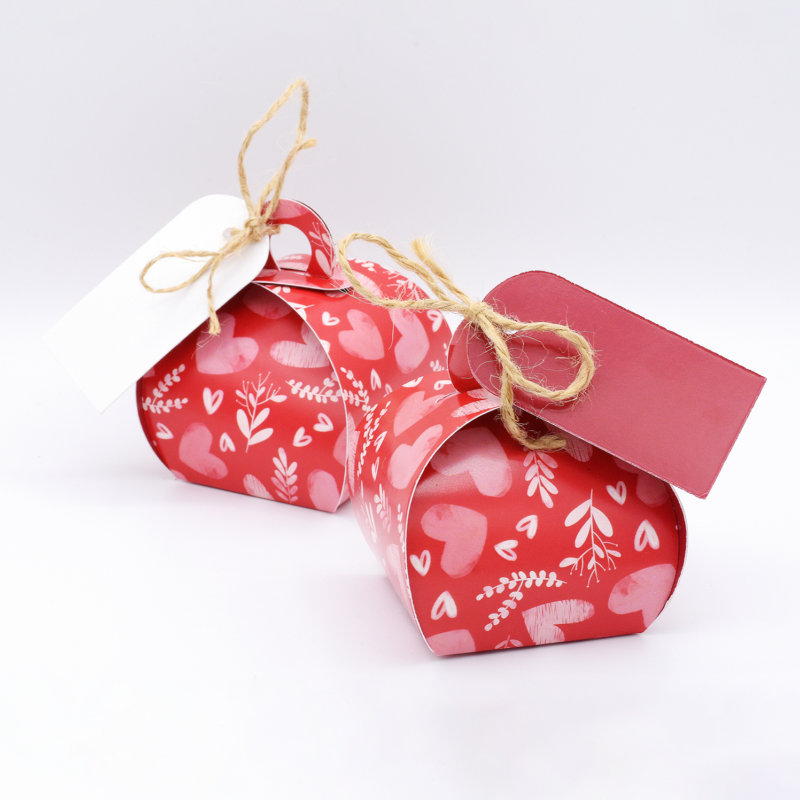Geschenkverpakking (klein) (10 stuks) - Hartjes